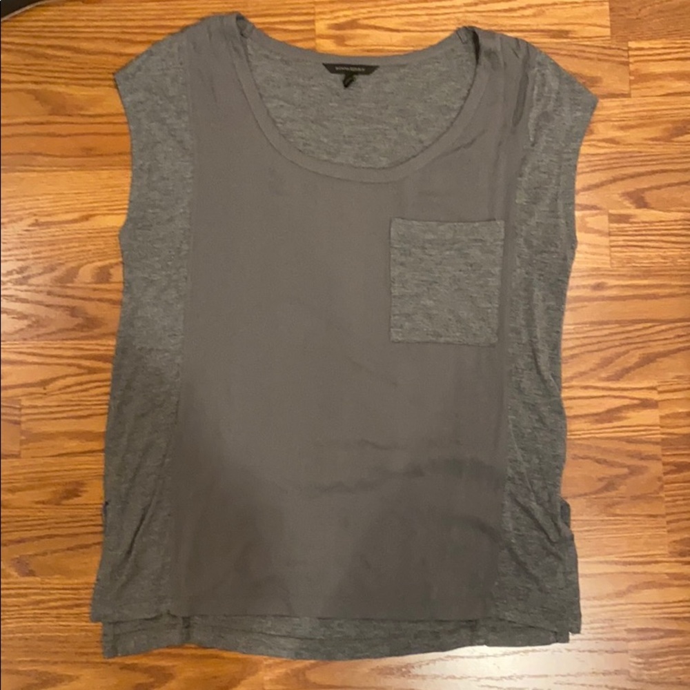 NWOT Banana Republic Grey Oversized Top